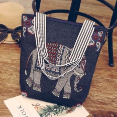 Burung Hantu Korea Fashion Style Bahu Kapasitas Besar Jinjing Tas Besar Kasual Tas Belanja (Thailand 平安象)