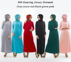 Busana baju muslim wanita gamis polos terbaik