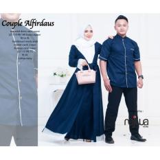 Busana Muslim Couple Alfirdaus - Baju Pasangan Gamis Sarimbit