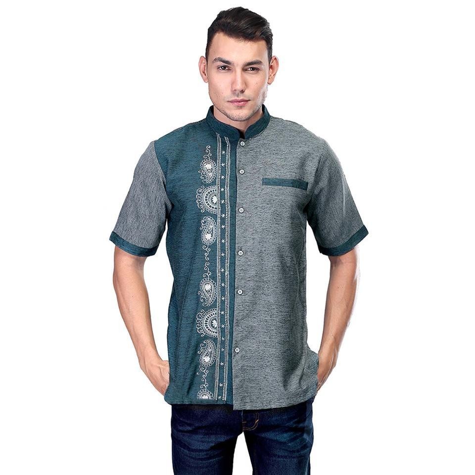 Busana Muslim Cowok - Baju Koko Batik Pria - 133 Busana Muslim Cowok - Baju Koko Batik Pria - 133