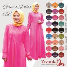Busana Muslim Gamis Polos Jersey Size XXL Premium Quality