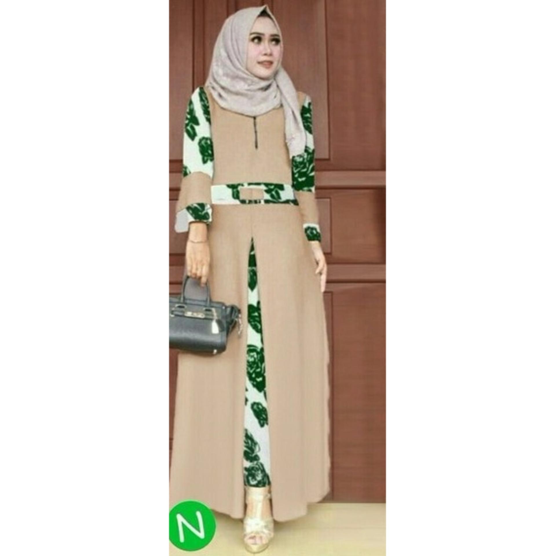 Busana Muslim Monica Maxi set 6894 terbaru