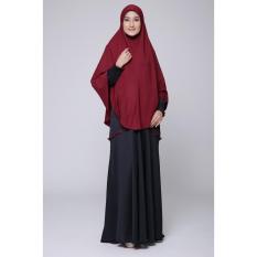 Busana Muslim Ranti Black With Frill Dress