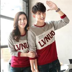 butikonline83 - LVNUO Baju Couple Lengan Panjang - Kaos Pasangan / Kapel / Kapelan / Samaan / Kekasih / Pacaran