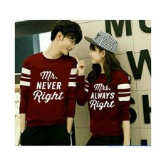 BUTIKONLINE83 - BAJU KAPELAN SWEATER - KAOS KEMBARAN (PASANGAN / KAPEL / SAMA )