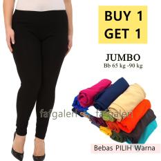 BUY 1 GET 1 Celana Legging Panjang Wanita Ukuran Jumbo