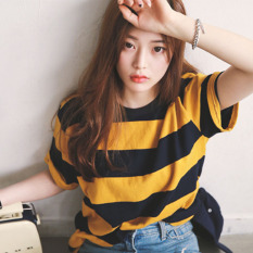 Byl Korean-Style-Bordir-Female-New-Style-T-Shirt (Kuning) baju wanita baju atasan kemeja wanita
