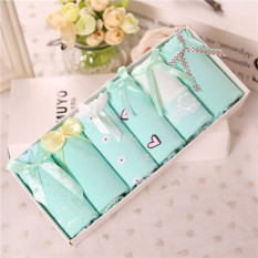 Byl Ms. Gift Box Kapas Rendah Pinggang Underwear Gadis (Satu Set Kotak L606) celana dalam wanita