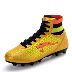 BYL-S Profesional SG/FG Sepatu Sepak Bola Pria Boot (Kuning)