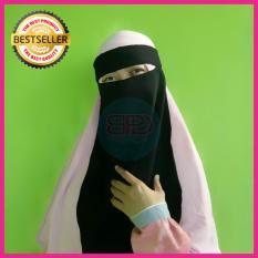Cadar Bandana Niqab Niqob Wolfis Wolpeach Kualitas Premium WARNA BLACK
