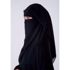 Cadar Saudi 2 Layer (Import Saudi) / Niqab 2 Lapis / Purdah Saudi
