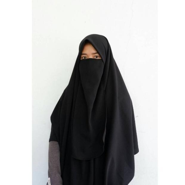 Cadar Tali Niqab Niqob Wolfis Wolpeach Kualitas Premium untuk muslim wanita cocok gamis muslim  