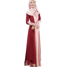 Caftan Abaya-turki Islam Muslim Dress Wanita Arab Malaysia Jubah Kaftan Fashion Pakaian Ladies Renda Appliques Plus Ukuran XXL- INTL