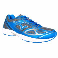 Calci Running Shoes - Sepatu Lari Dallas M - Grey/Sapphire Blue