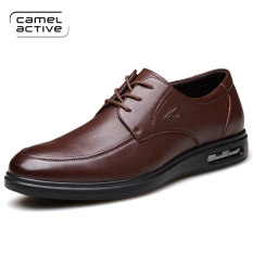Camel Active Baru Pria Kasual Sepatu Kulit Sepatu Pria (Brown)