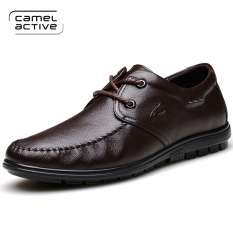 Camel Active Sepatu Kulit Jerman Pria Santa (1758 coklat) (1758 coklat)