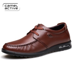 Camel Active Sepatu Kulit Jerman Pria Santa (Bantalan udara coklat) (Bantalan udara coklat)