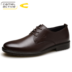Camel Active Kulit Musim Semi Baru Pria Bisnis Formal Sepatu Kulit Sepatu Kulit (Brown)