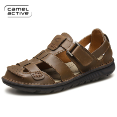 Camel Active Laki-laki Baru Baotou Sandal Summer Sandal Summer (Coklat Muda)