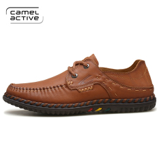 Camel Active Sepatu Kulit Sepatu Kulit Kasual Pria Bernapas