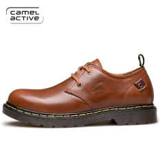 Camel Active Musim Semi Kepala Besar Sepatu CAT Sepatu Pria (Brown)