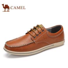 Camel Men's Daily Casual Bernapas Berongga Keluar Sepatu (Cokelat)