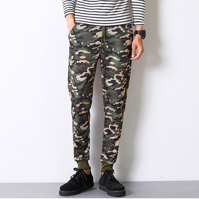 Kamuflase Celana Pria Jogging Celana Celana Casual Celana Tentara Hijau-Intl