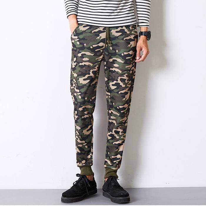 Kamuflase Celana Pria Jogging Celana Celana Casual Celana Tentara Hijau-Intl