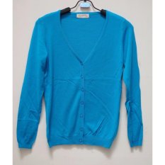 Candies Cardigan 8928 V neck Wanita Aqua
