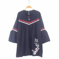 Cantik - Blouse Muslim Tere Puff - Navy