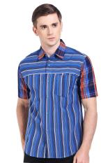 Canting Hijau Men Clothing Shirts Casual Shirts Pria Pakaian Kemeja Kasual Shirts Blue Biru Batik Diskon discount murah bazaar baju celana fashion brand branded