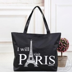 Tas Kanvas Tas Belanja Tas 2017 Baru Korea Siswa Di Musim Semi dan Musim Panas Pasang Sederhana Fashion Shoulder-tangan Gules -Intl