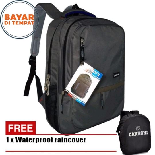 jual carboni backpack tas ransel laptop mode casual ra00043 15 black original jual carboni backpack tas ransel laptop mode casual ra00043 15 black original