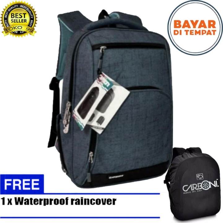 Carboni Tas Ransel Punggung Nilon Mode Korean Kasual Fungsional Ra00013 15 Grey Original carboni tas ransel punggung nilon mode korean kasual fungsional ra00013 15 grey original