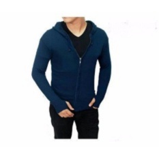 Cardigan Pria - Ariel Cotton - Navy - Rajut Tebal Cotton