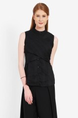 Cardinal Femme Women Clothing Tops Blouses & Shirts Wanita Busana Atasan Blus & Kemeja Black Hitam Diskon discount murah bazaar baju celana fashion brand branded