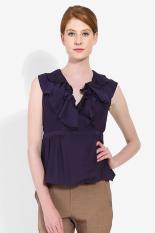 Cardinal Femme Women Clothing Tops Blouses & Shirts Wanita Busana Atasan Blus & Kemeja Violet Ungu Diskon discount murah bazaar baju celana fashion brand branded