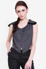 Cardinal Femme Women Clothing Tops Blouses & Shirts Wanita Busana Atasan Blus & Kemeja Black Hitam Diskon discount murah bazaar baju celana fashion brand branded