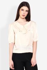 Cardinal Femme Women Clothing Tops Blouses & Shirts Wanita Busana Atasan Blus & Kemeja Chocolate Cokelat Diskon discount murah bazaar baju celana fashion brand branded