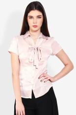 Cardinal Femme Women Clothing Tops Blouses & Shirts Wanita Busana Atasan Blus & Kemeja Chocolate Cokelat Diskon discount murah bazaar baju celana fashion brand branded