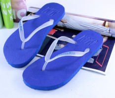 Kartun Lipat Flops Bercahaya Sandal Wanita Musim Panas Sweethearts Bercahaya Sandal HM Baru Sandal Sandal Pria Biru-Internasional