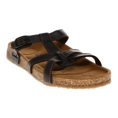 Carvil Ernest-03L Ladies Sandal Footbed - Dk Brown