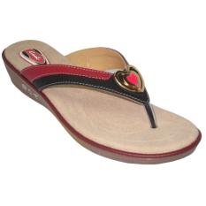 CARVIL - LADIES SANDAL CASUAL COMELY-01 L BLACK