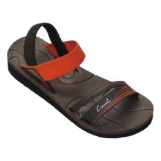 CARVIL -LADIES SANDAL SPONGE PALUPI BROWN/ORANGE