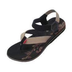CARVIL -LADIES SANDAL SPONGE SILVIA BLACK/BEIGE