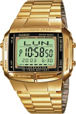 Casio Digital Jam Tangan Wanita - Gold - Strap Rantai - DB-360G-9A