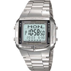 Casio Digital Jam Tangan Wanita - Silver - Strap Rantai - DB-360-1A