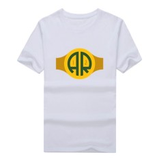 Kasual Pria Bay QB Aaron Rodgers Kaus Katun Streewear Perhatian Pria Lengan Pendek Kaus Kaus Atasan Putih-Internasional