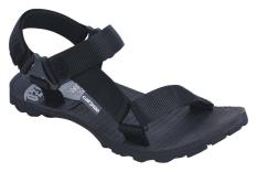 Catenzo JJ 061 Sandal Gunung Pria - bahan webbing - sponge outsole - bagus dan keren (black)