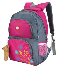 Catenzo Junior CAI 025 tas ransel perempuan - bahan dolby - 32x12x42 - lucu dan bagus (Merah Muda)
